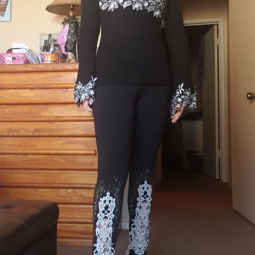 Sweater and leggings